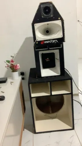 Vendo estrutura de som do  jeito da foto
