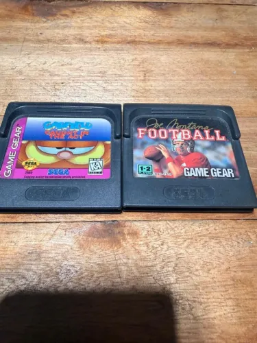 cartucho original do jogo Garfield: Caught in the Act (1995) para o console portátil Sega