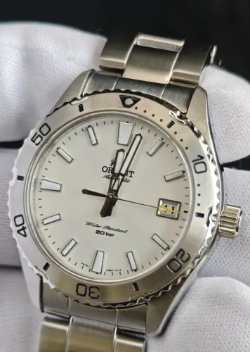 Relógio Orient Mako 40mm Automático Safira Novíssimo 