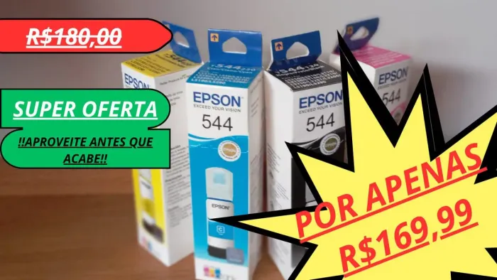 Refil kit tinta Epson 544
