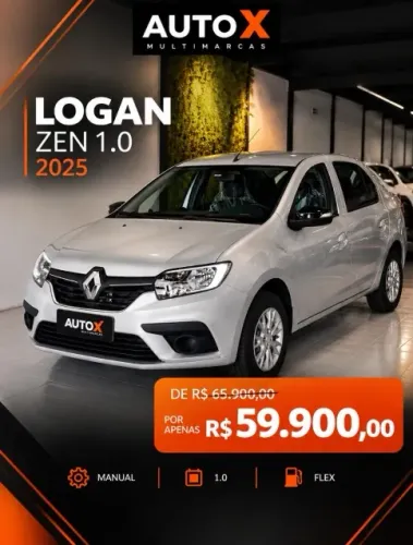 Renault Logan Zen Flex 1.0 12V 4P Mec. 2025