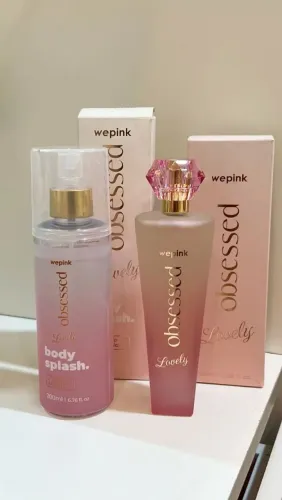 Obsesse lovely dá wepink , com body Splash 200ml+perfume 100ml.