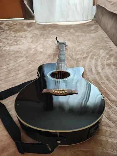 Violão Eletroacústico Giannini Performance GF-3 CEL BK - Preto (violão elétrico)