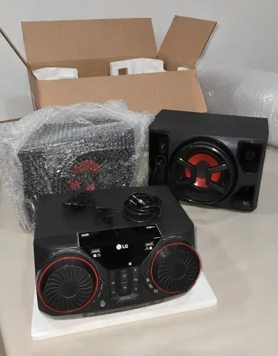 Mini System LG XBOOM CK43 220W RMS - Completo