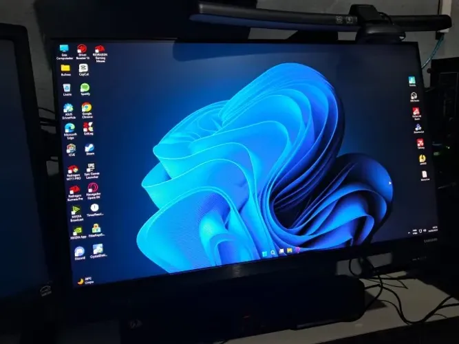 Monitor Samsung 24" T350 FHD 75Hz FreeSync - Impecável