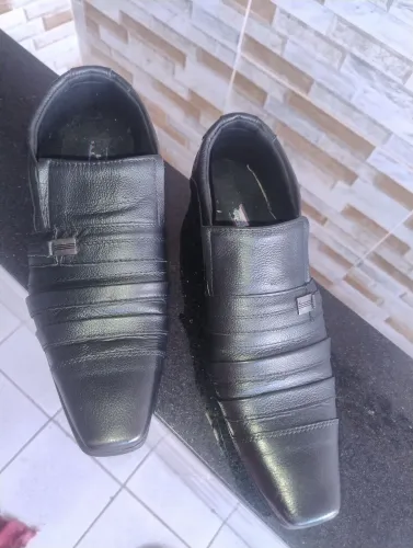 Sapato masculino couro legítimo