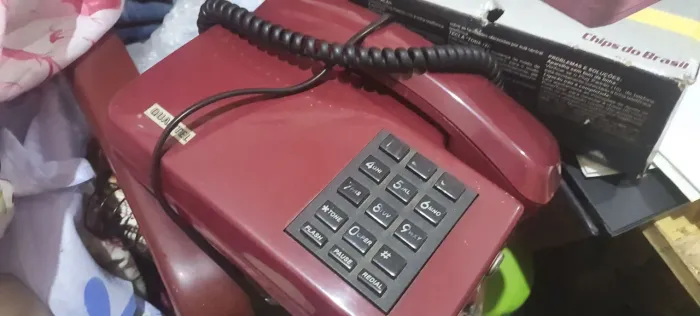 Tefone antigo para coleção ou decoração