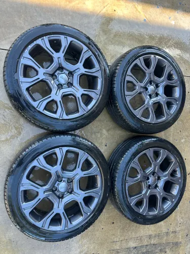 Rodas 19 jeep renegade,compass, commander e Fiat toro+ Pneus Pirelli scorpion 