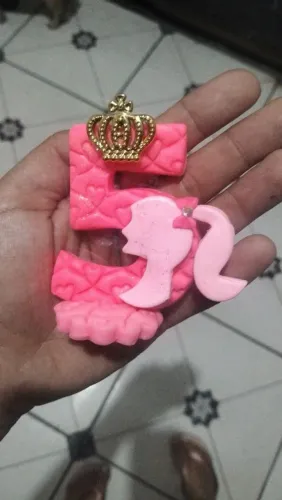 Vela de aniversário da Barbie 