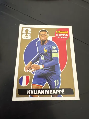Extra Sticker Mbappé Ouro - Legend - Copa do Mundo 2026 