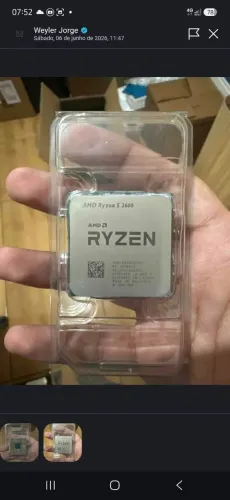 Ryzen 5 3600 perfeito!!