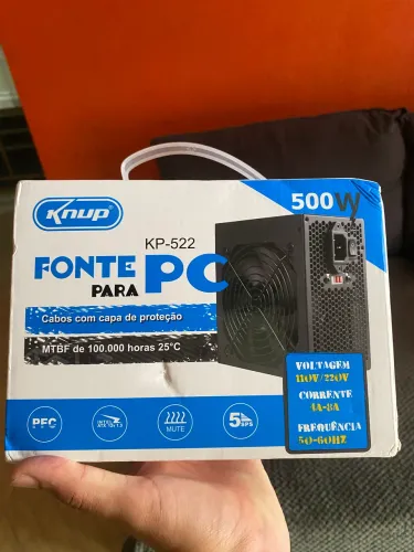 Fonte 500w real - NOVO LACRADO