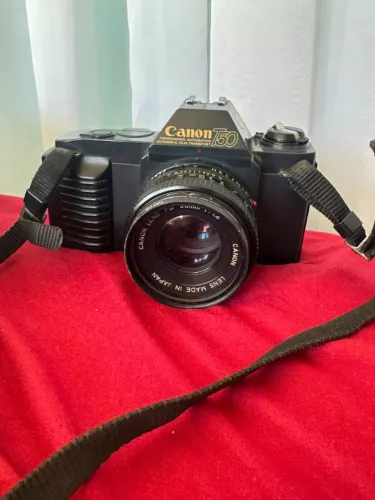 Kit Fotografia Analógica Canon T50 Completo - 2 Lentes + 2 Flashes + Filmes