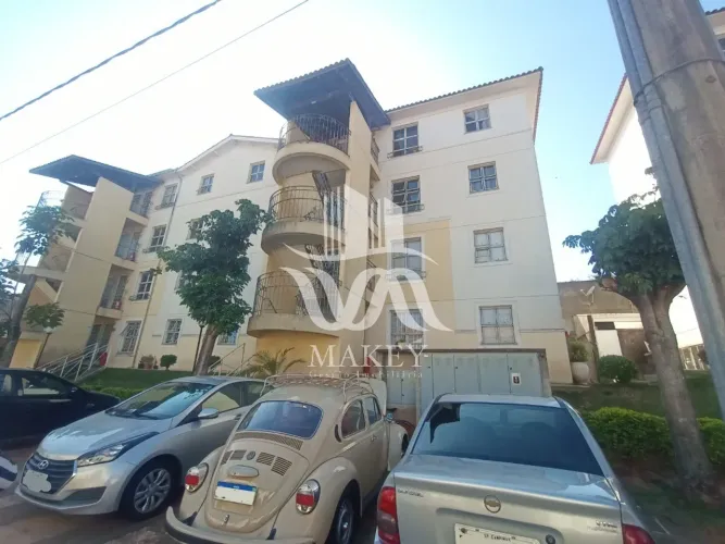 Aluga Apartamento de 2 dormitórios, cozinha planejada, 52m² no Condomínio Res. Santa Felic