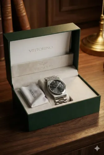 Relógio Vittorino Essenza Midnight - Luxo, Status e Presença Executiva! 