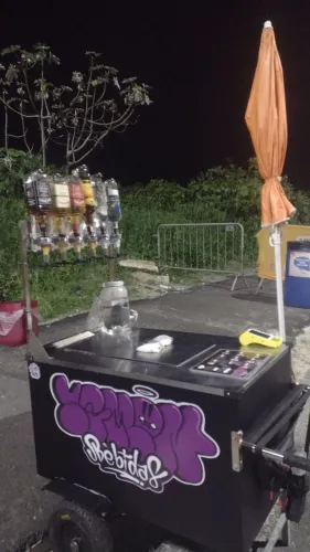 Carrinho ambulante de bebidas