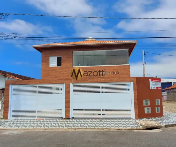 Casa de Condomínio com 2 quartos, Balneário Maracanã, Praia Grande - R$ 280 mil, Cod: 838