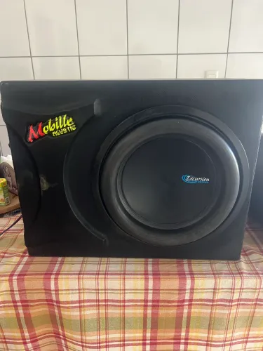 Caixa de Grave Protech 850 wats fabricado na Mobille Acustic 