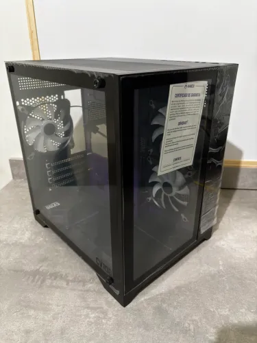 Gabinete Aquário com 3 fans inclusas - Produto Novo - Lacrado e Com Nota Fiscal 