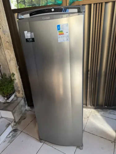 Geladeira CONSUL INOX 342l inverter