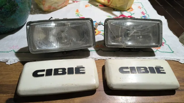 Par de faróis de milha Cibie Euro Serra Escort Xr3 Mk3 Del Rey Ghia Gol GT