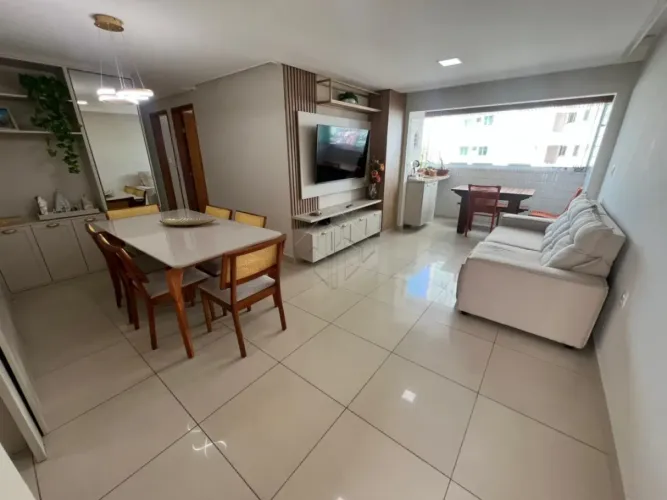 Apartamento Mobiliado a alugar com 3 quartos, 1 suite, 2 vagas no Brisamar - Joao Pessoa/P