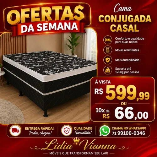 Cana box casal conjugada frete grátis entrego hoje R$ 599,99 a vista 