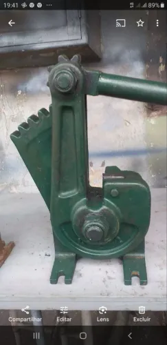 Máquina de cortar vergalhão manual CID 