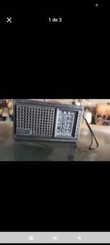 Motoradio antigo de mão,AM FM, funcionando.