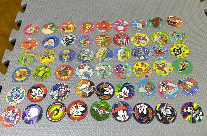 Lote de tazos 54 unidades 
