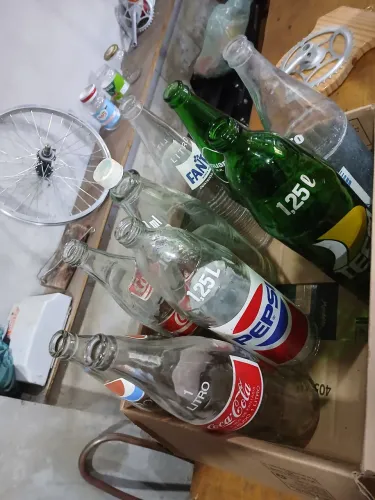Garrafas de refrigerante 