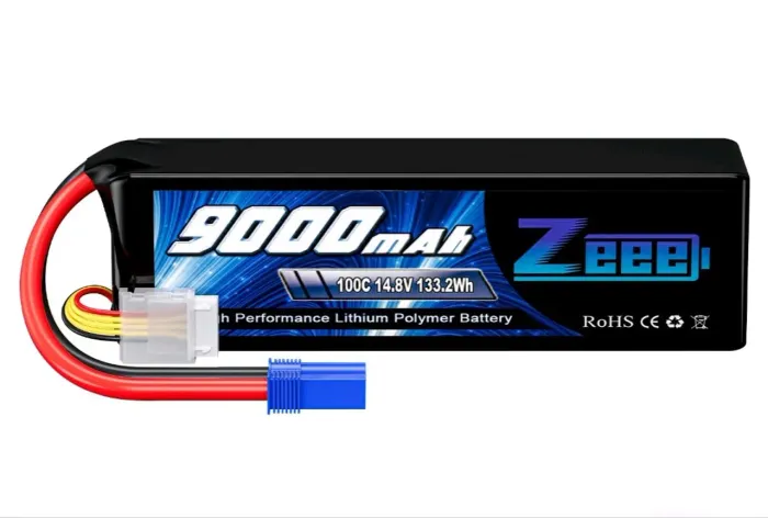 Bateria Lipo Zeee 4s 9000mah 100c C/ Plug Ec-5