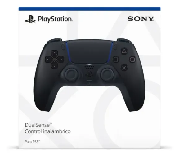 Controle PS5 Joystick Sem Fio Sony Playstation Dualsense Midnight Black - Lacrado