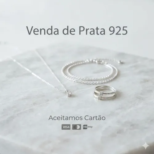 Prata 925 garantia vitalícia