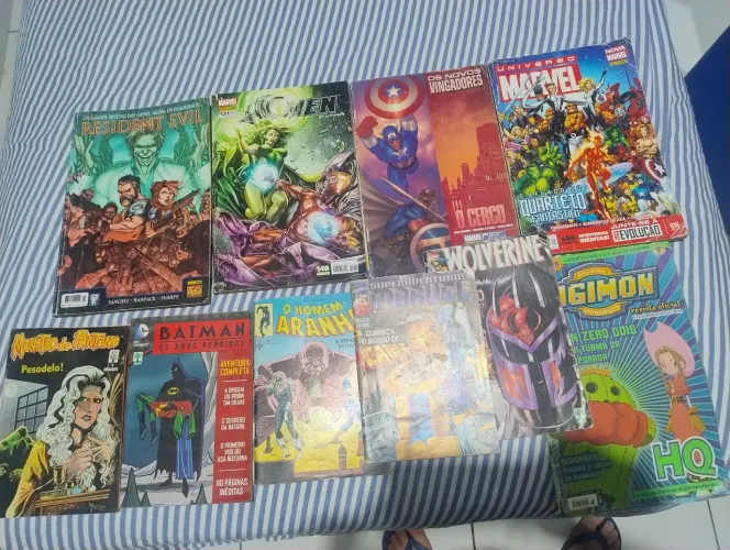 Lote HQs Marvel, DC e outras envio por pay 