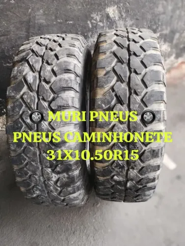 PNEUS 31X10.50R15  PNEU 31X10.50R15  PNEUS USADOS 31X10.50R15  PNEUS MEIA VIDA SEMINOVOS