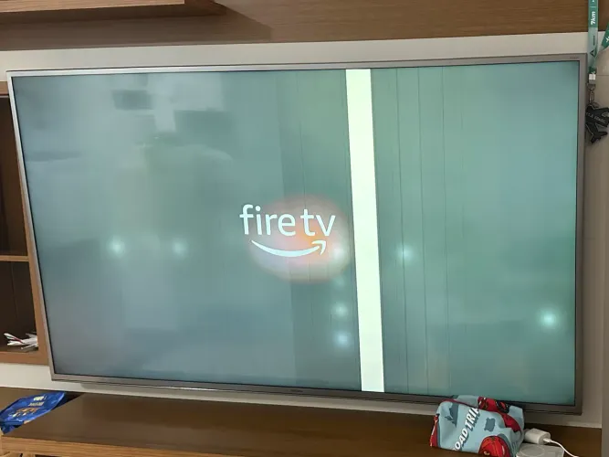 TV Samsung 60 tela quebrada 