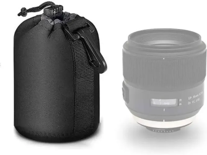 Bolsa para lentes canon nikon sony