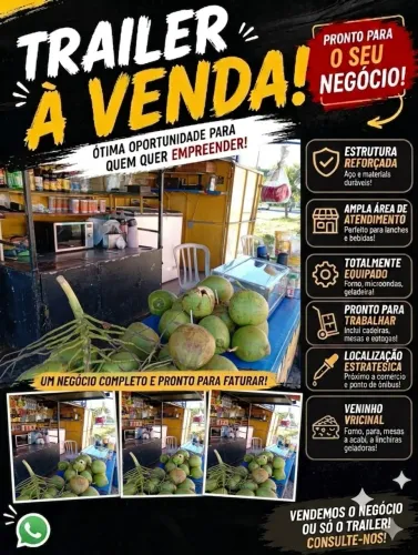 Trailer Comercial 6 metros na BR-101 (100% Regularizado / Licenciado)