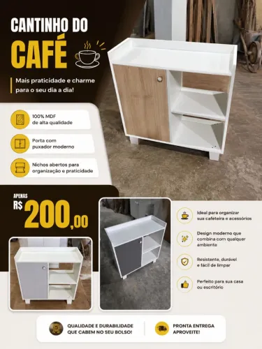 Cantinho do café em oferta
