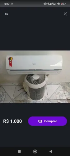 Split 12000 BTUs com instalação simples grátis e garantia de 06 meses