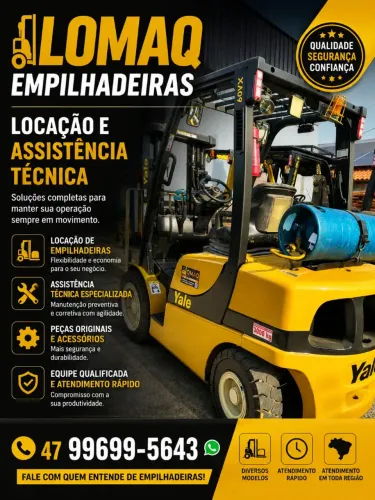 Locação de empilhadeiras