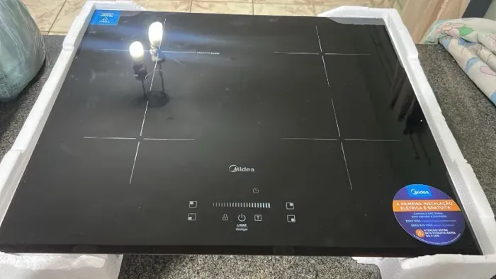 Cooktop Elétrico Even Pro 4 Bocas - Novo, Nunca Instalado