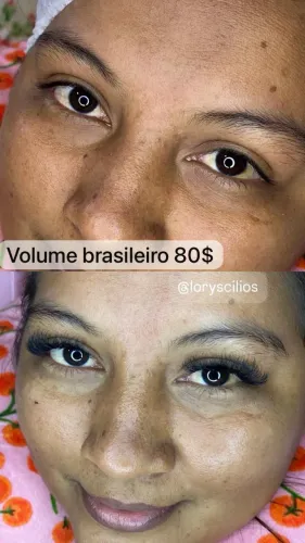 Extenção de cílios a domicílio