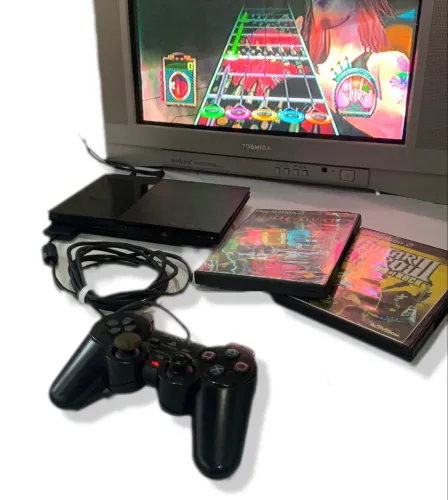 Playstation 2 Slim Original Charcoal Black