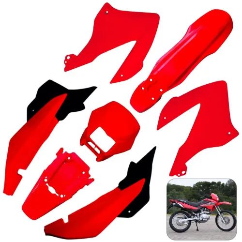 Kit Carenagem para Honda Bros 125 150 2003 a 2008 BIKER