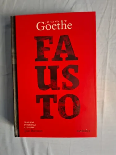 Livro - Fausto - de Goethe - capa dura - Editora Autêntica