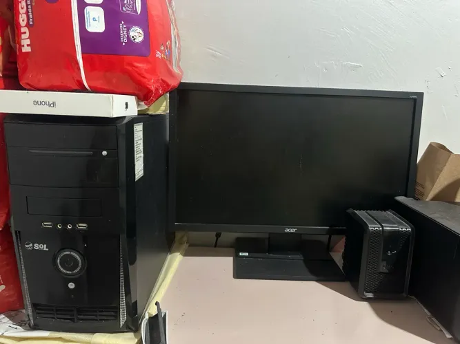 Computador em perfeito estado não vem o mousse e nem o teclado