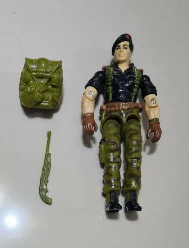 Boneco Flint Comandos em Ação Hasbro Anos 80