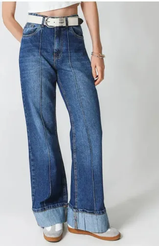 Calça jeans feminina N42 Widi Leg